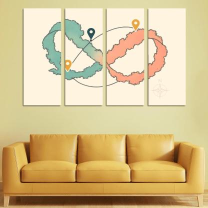 The Ribbon Sea Circuit framed paintings