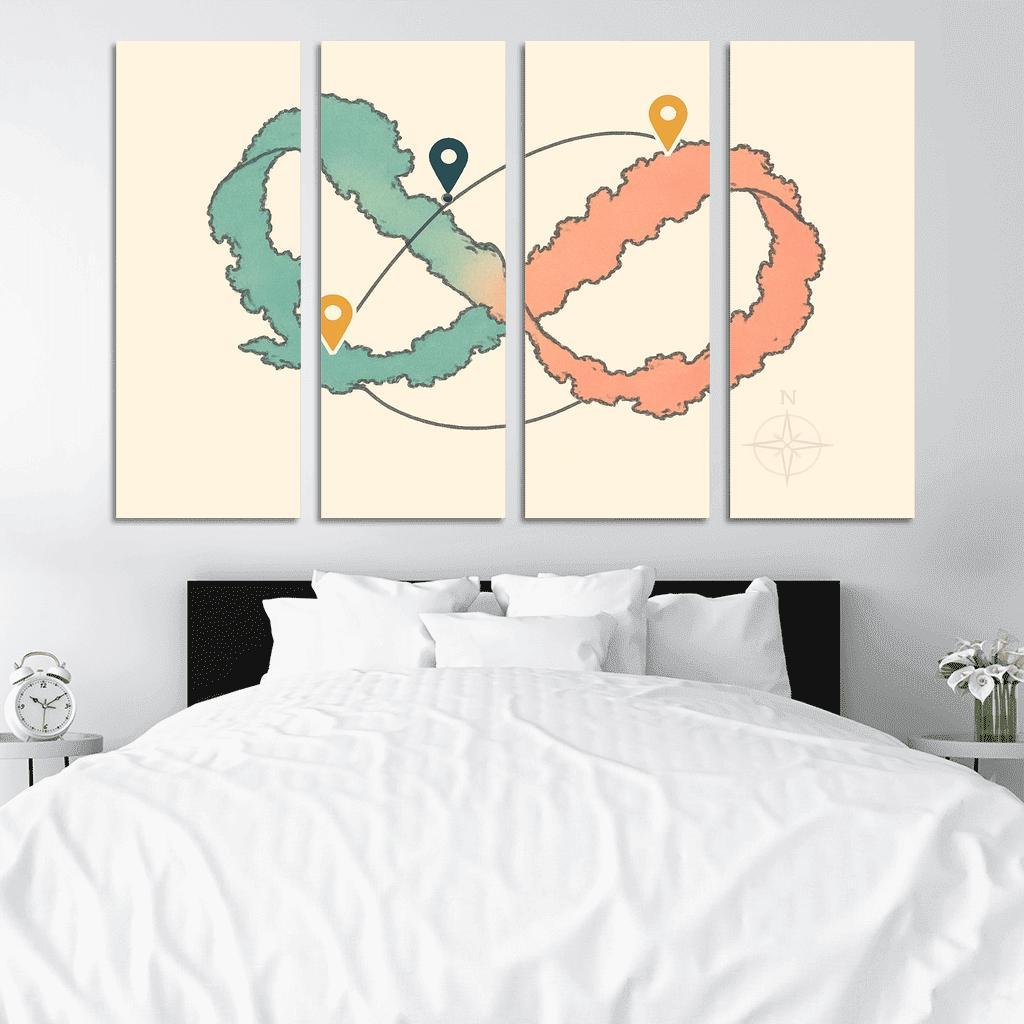 The Ribbon Sea Circuit framed paintings