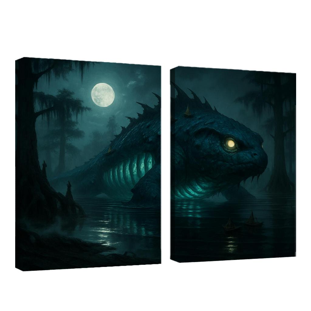 The Mireglass Leviathan wall decor