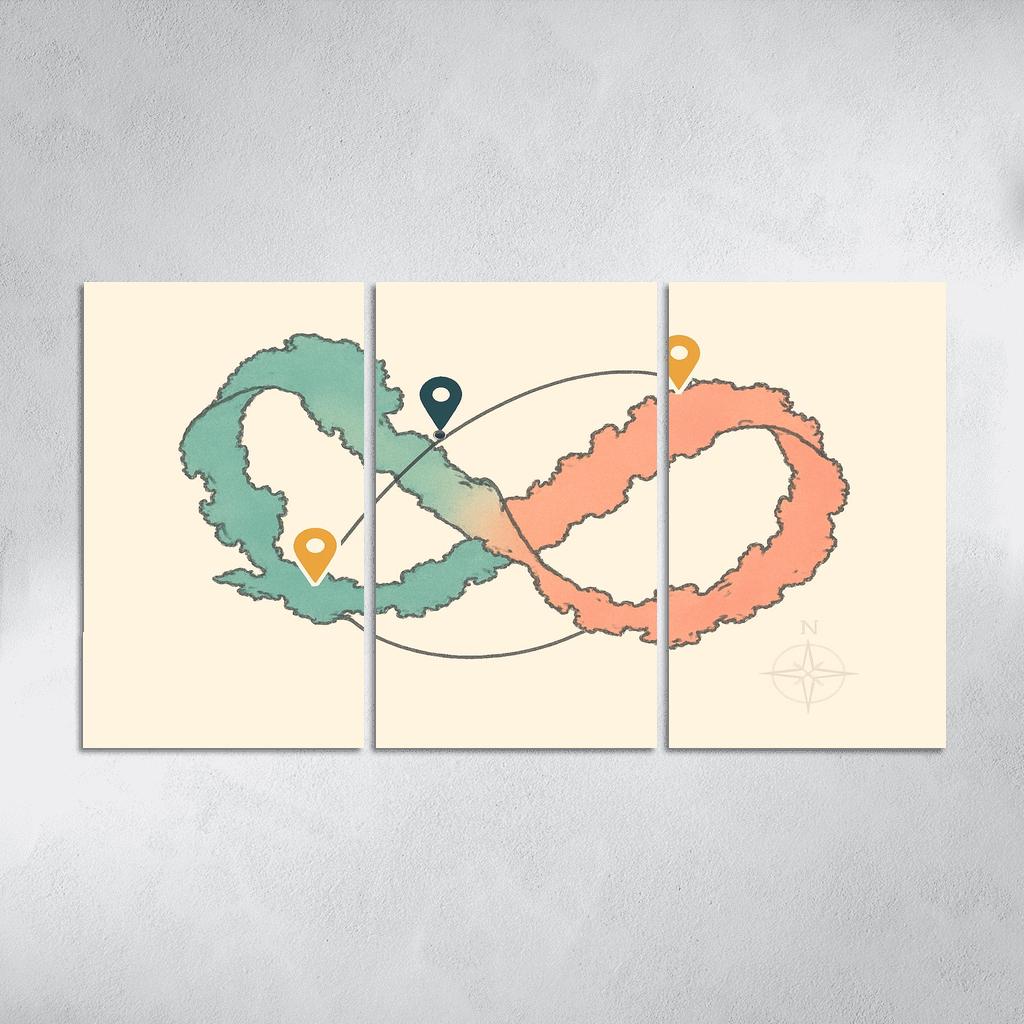 The Ribbon Sea Circuit framed paintings