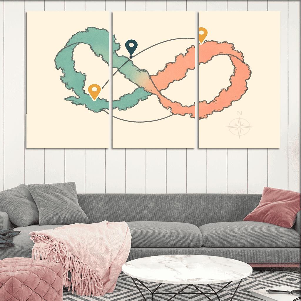 The Ribbon Sea Circuit framed paintings