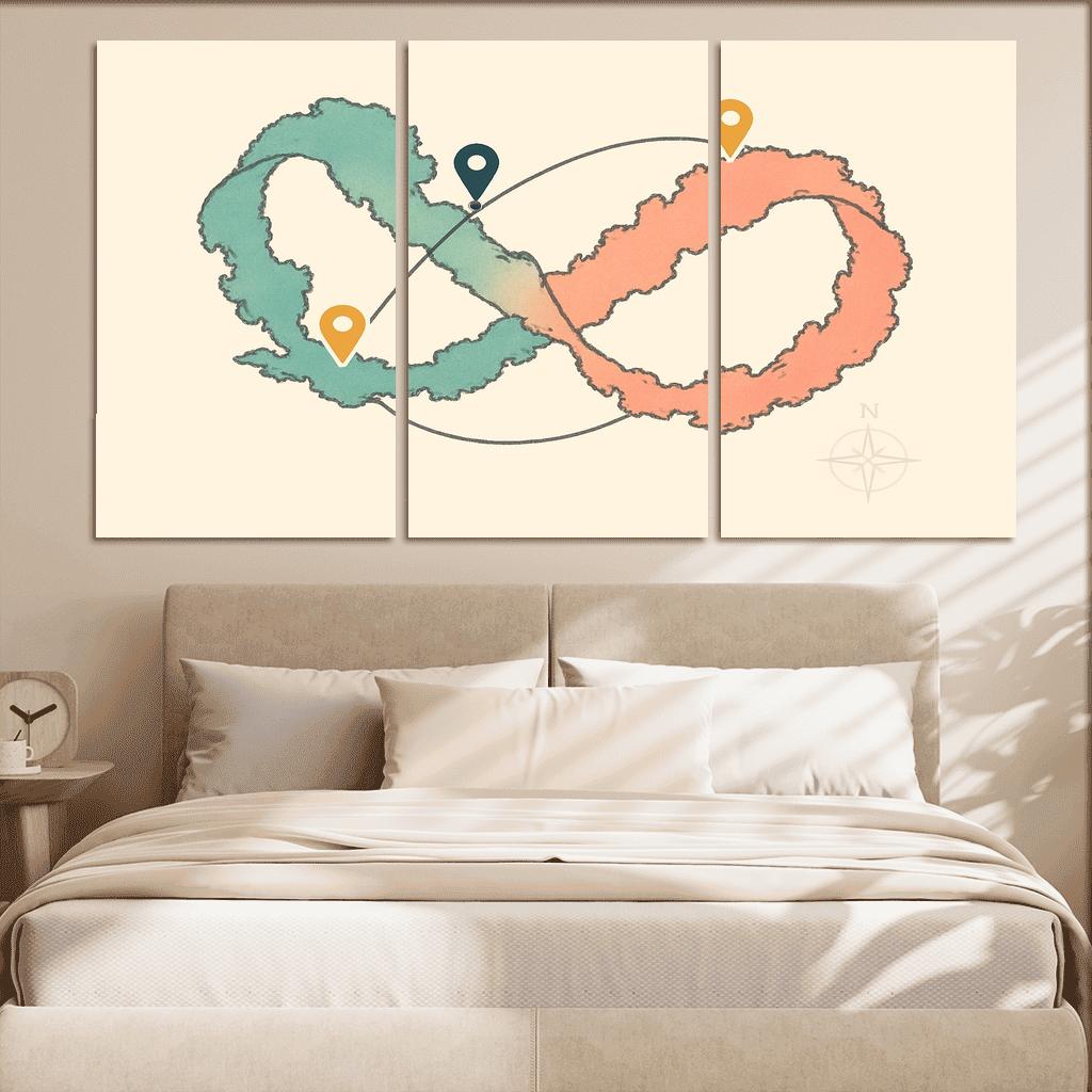 The Ribbon Sea Circuit framed paintings