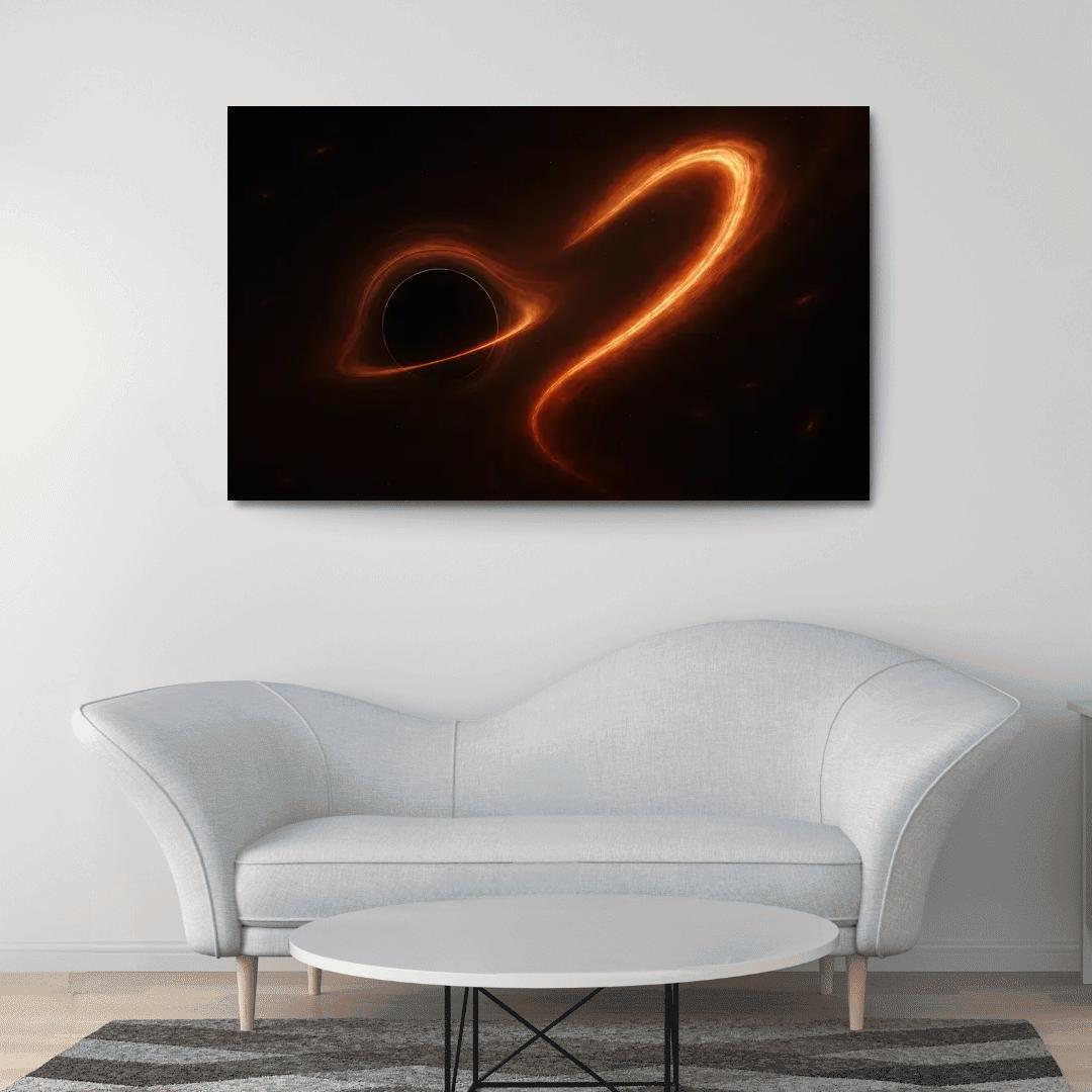 Tidal Disruption Stream Around A Quiescent Black Hole modern paintings frame