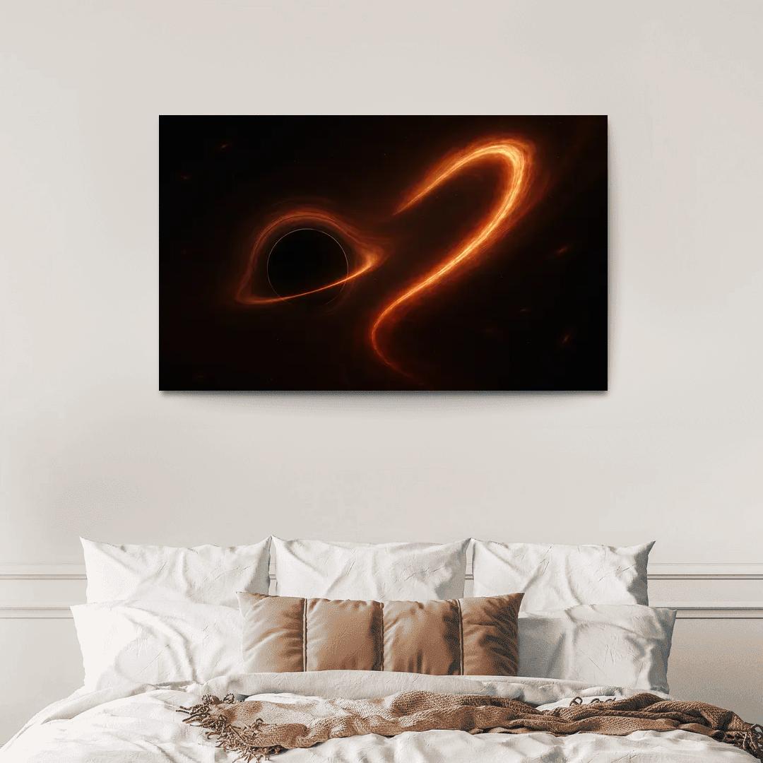 Tidal Disruption Stream Around A Quiescent Black Hole modern paintings frame