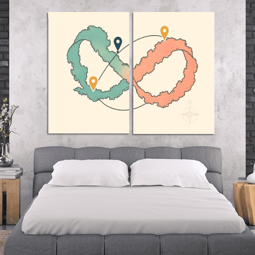 The Ribbon Sea Circuit framed paintings