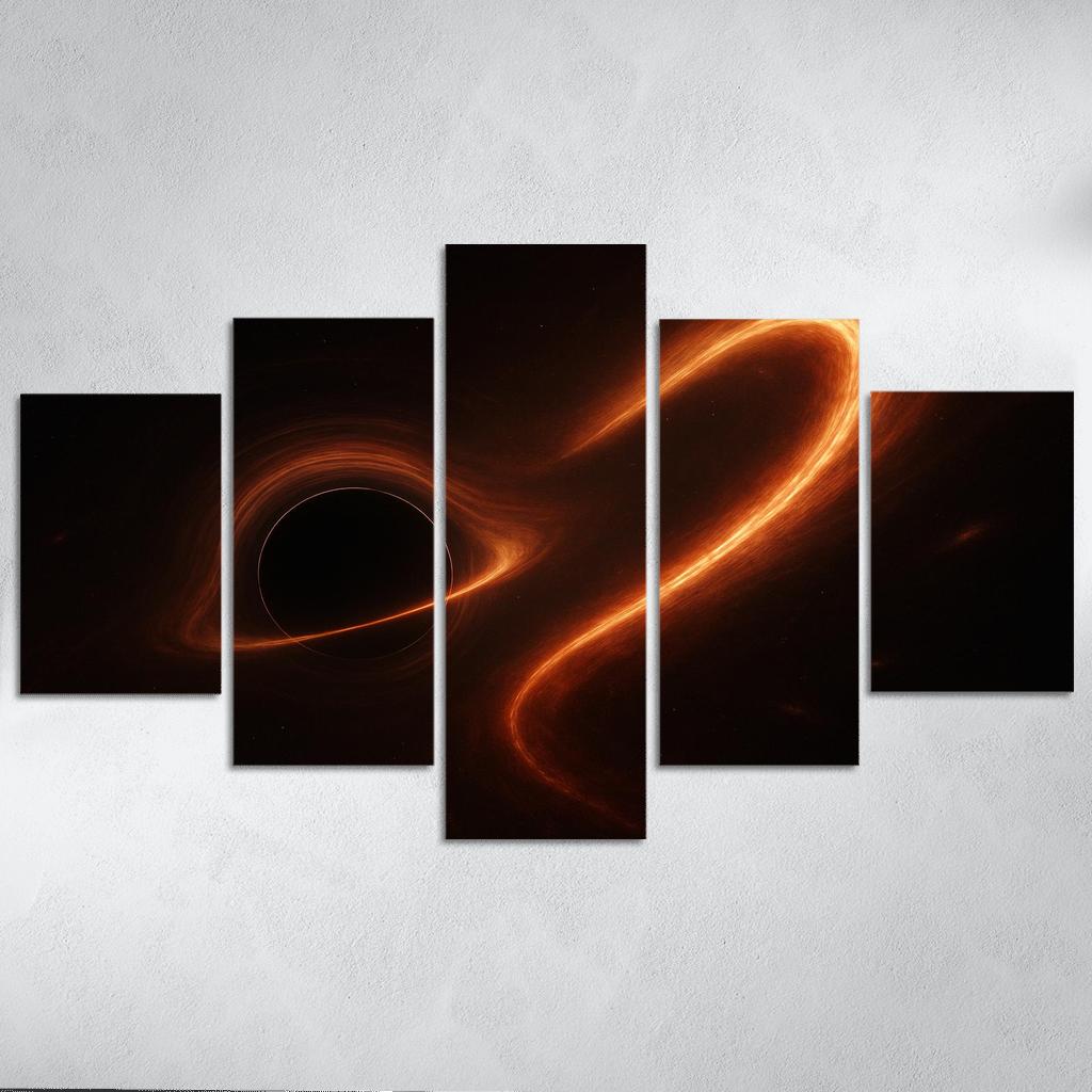 Tidal Disruption Stream Around A Quiescent Black Hole modern paintings frame