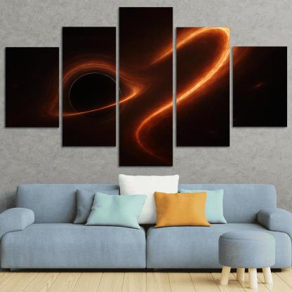 Tidal Disruption Stream Around A Quiescent Black Hole modern paintings frame