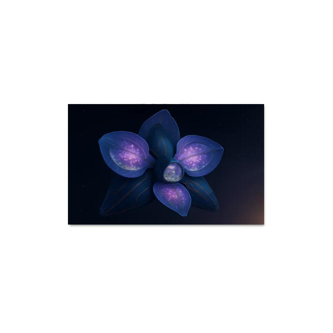 The Heliopause Orchid Station abstract paintings frame