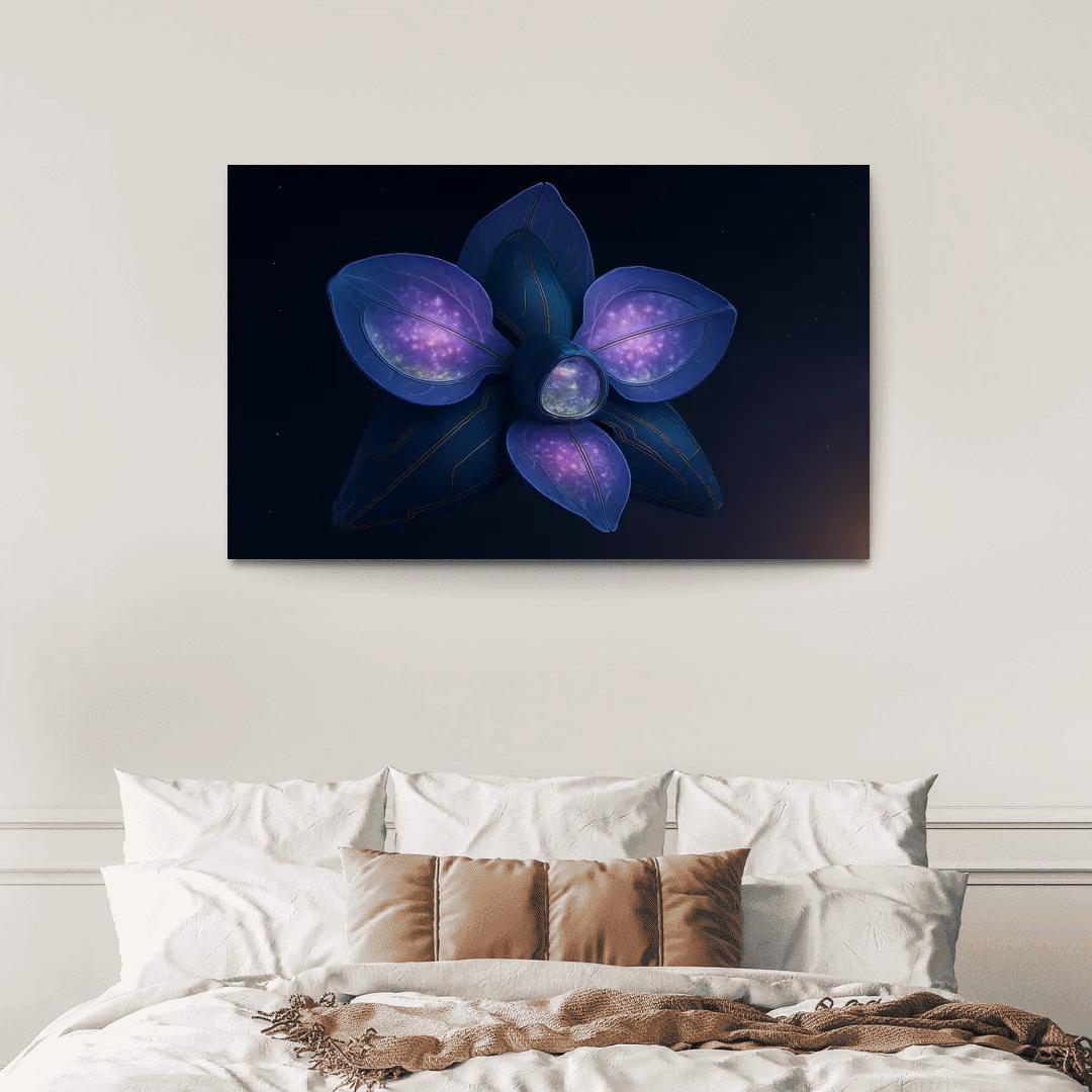 The Heliopause Orchid Station abstract paintings frame