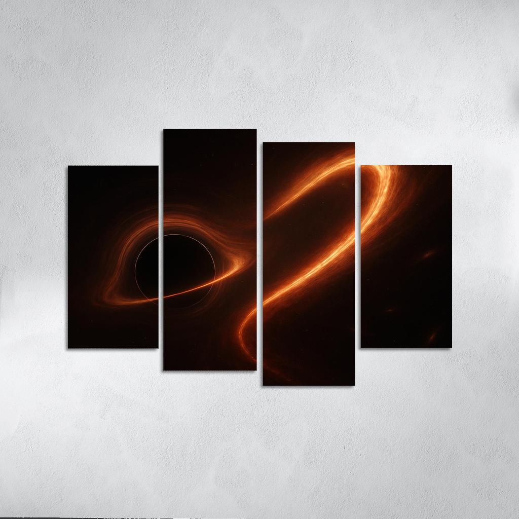 Tidal Disruption Stream Around A Quiescent Black Hole modern paintings frame