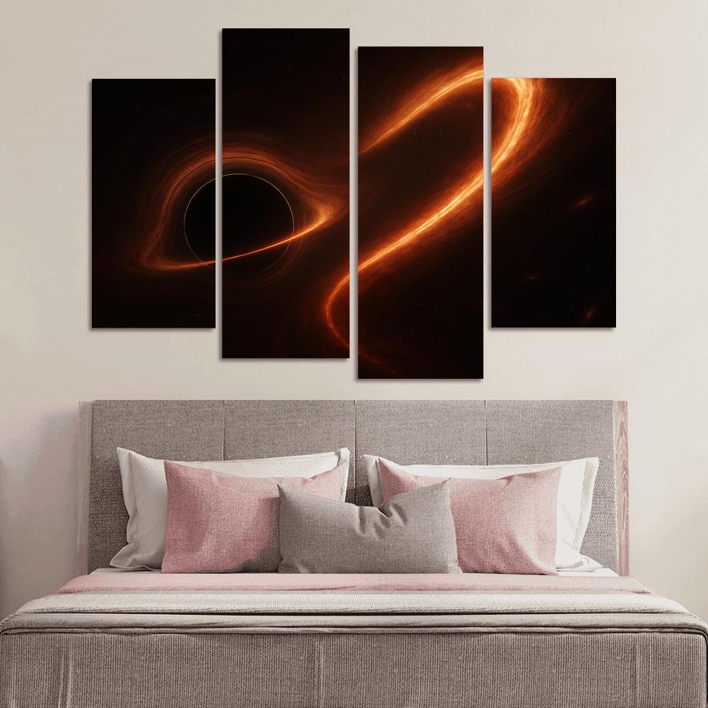 Tidal Disruption Stream Around A Quiescent Black Hole modern paintings frame