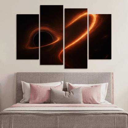 Tidal Disruption Stream Around A Quiescent Black Hole modern paintings frame