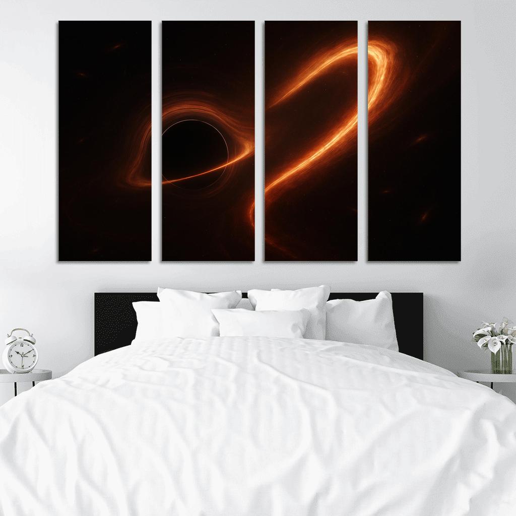 Tidal Disruption Stream Around A Quiescent Black Hole modern paintings frame