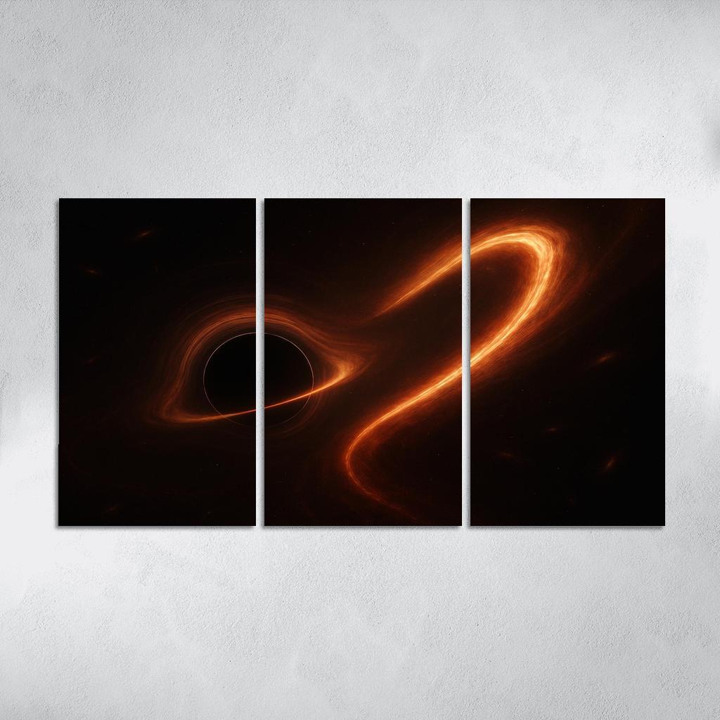 Tidal Disruption Stream Around A Quiescent Black Hole modern paintings frame