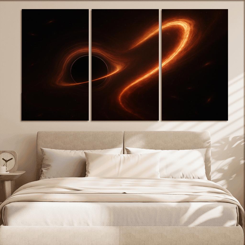 Tidal Disruption Stream Around A Quiescent Black Hole modern paintings frame