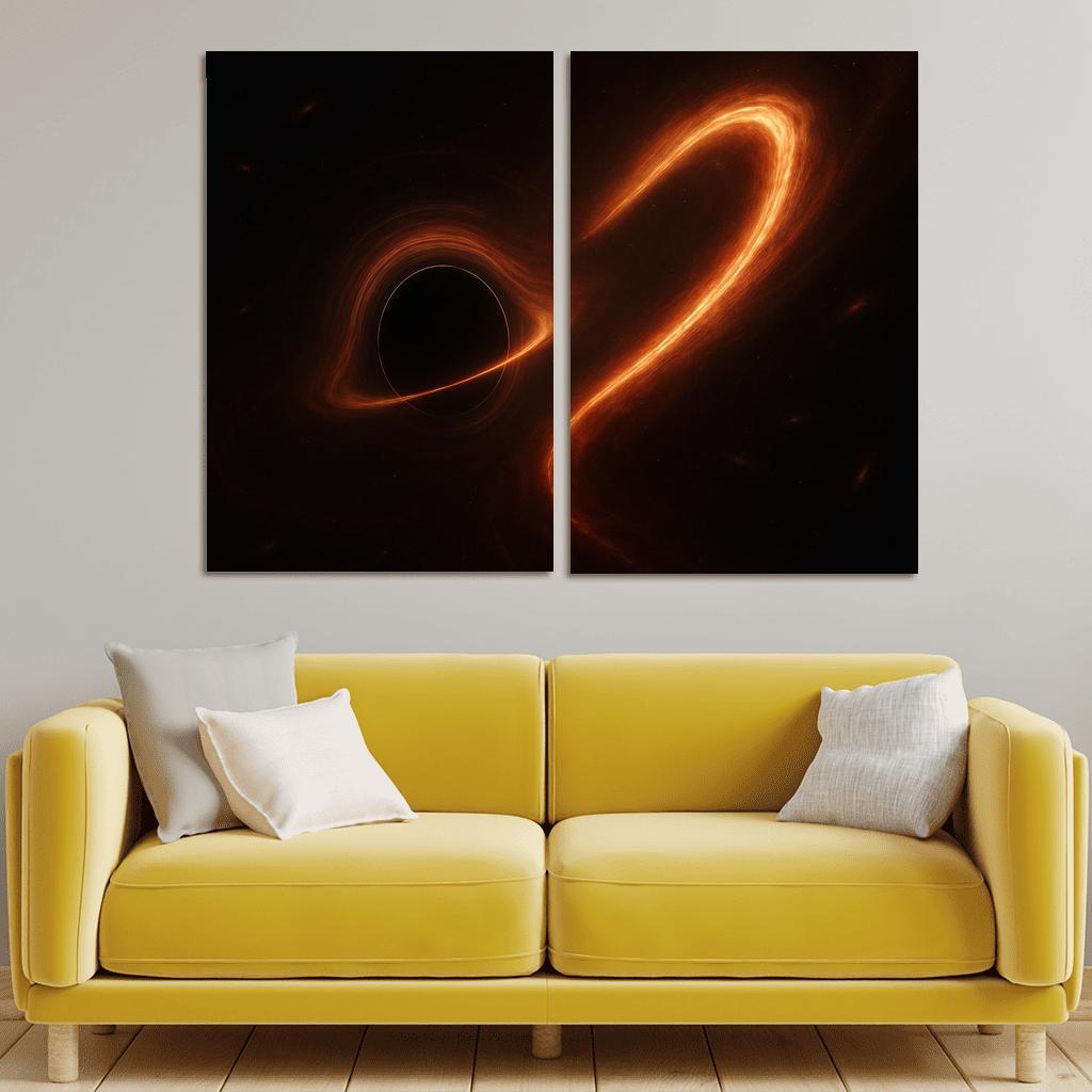 Tidal Disruption Stream Around A Quiescent Black Hole modern paintings frame