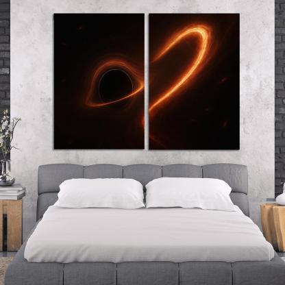 Tidal Disruption Stream Around A Quiescent Black Hole modern paintings frame