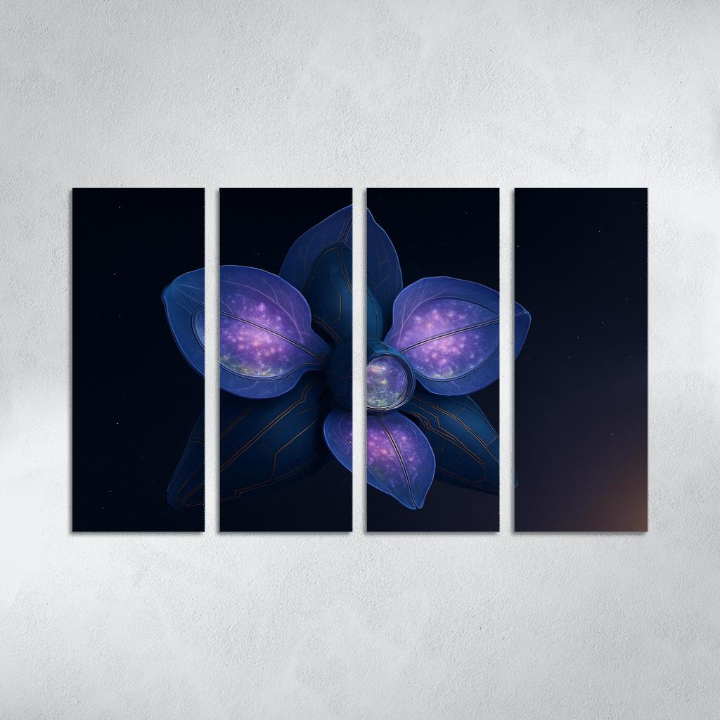 The Heliopause Orchid Station abstract paintings frame