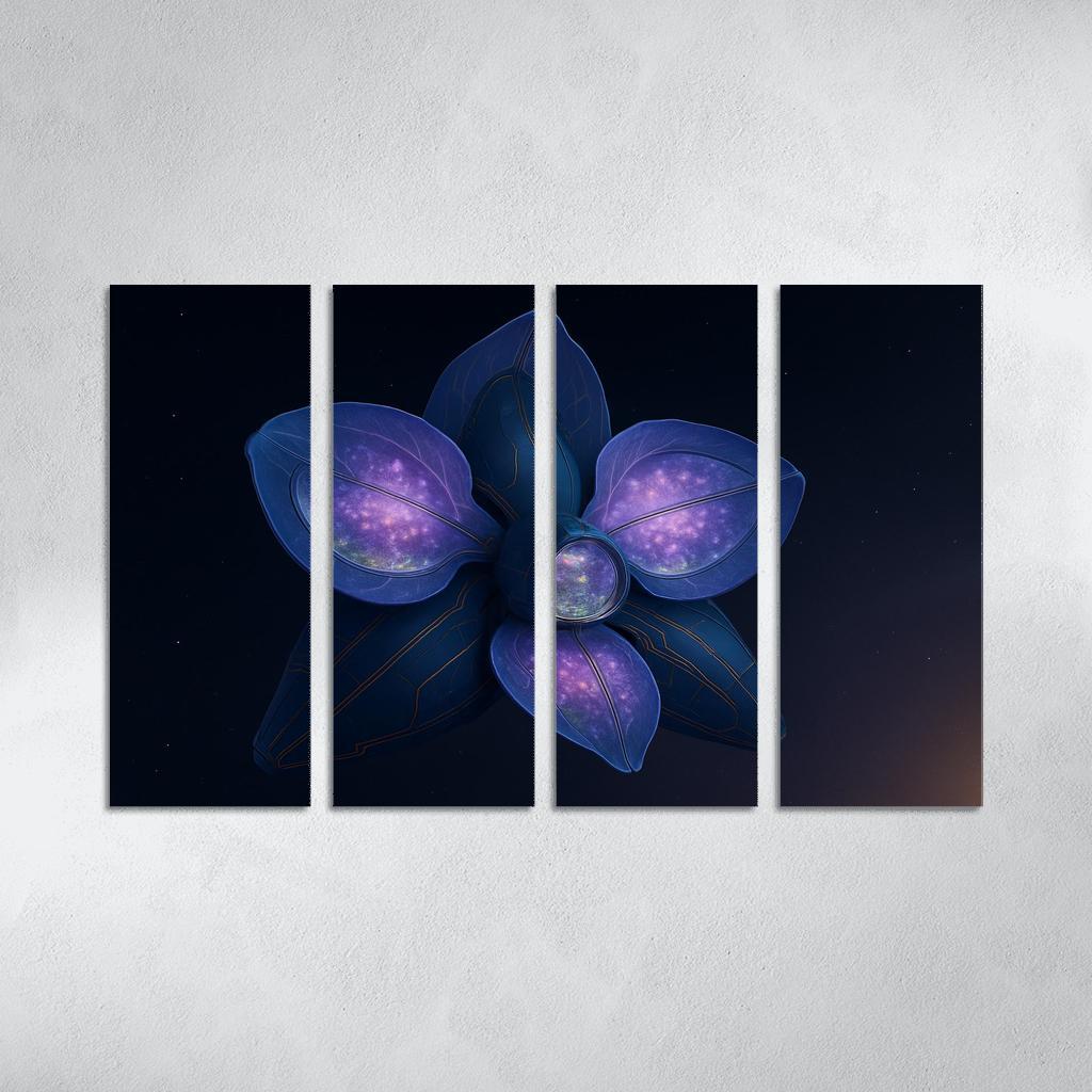 The Heliopause Orchid Station abstract paintings frame