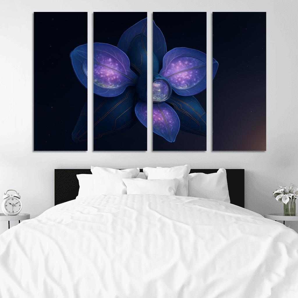 The Heliopause Orchid Station abstract paintings frame