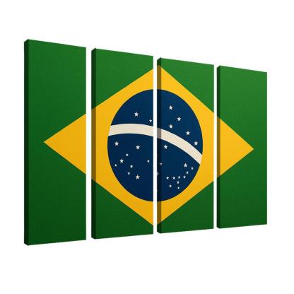 Order And Progress In Green And Gold art trends