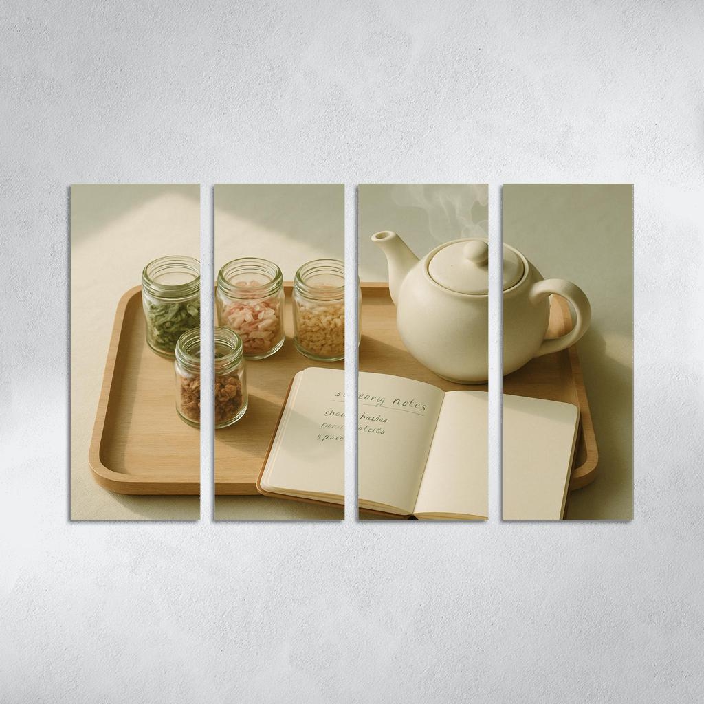 Tea Blending Rituals With Sensory Note Taking modern paintings frame