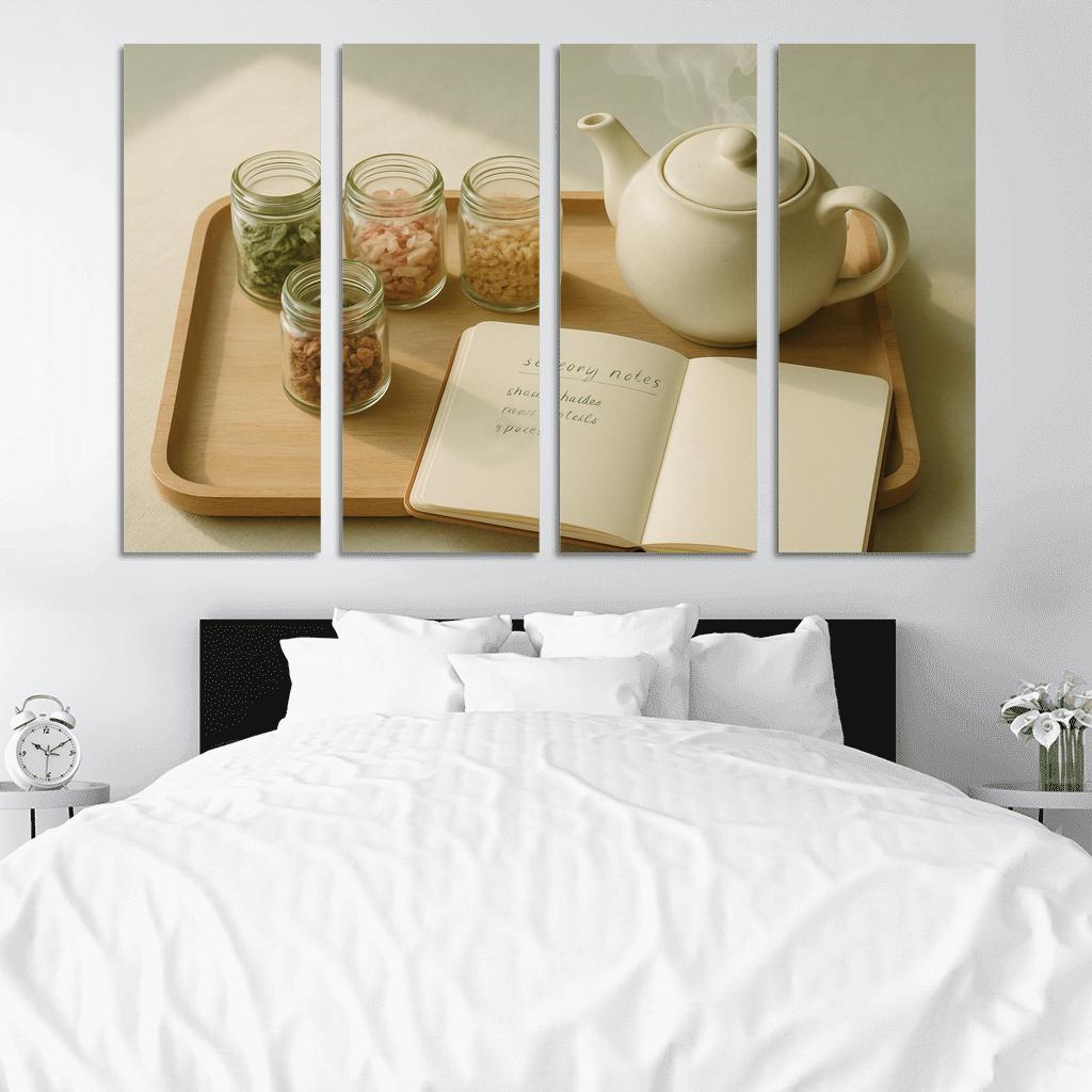 Tea Blending Rituals With Sensory Note Taking modern paintings frame