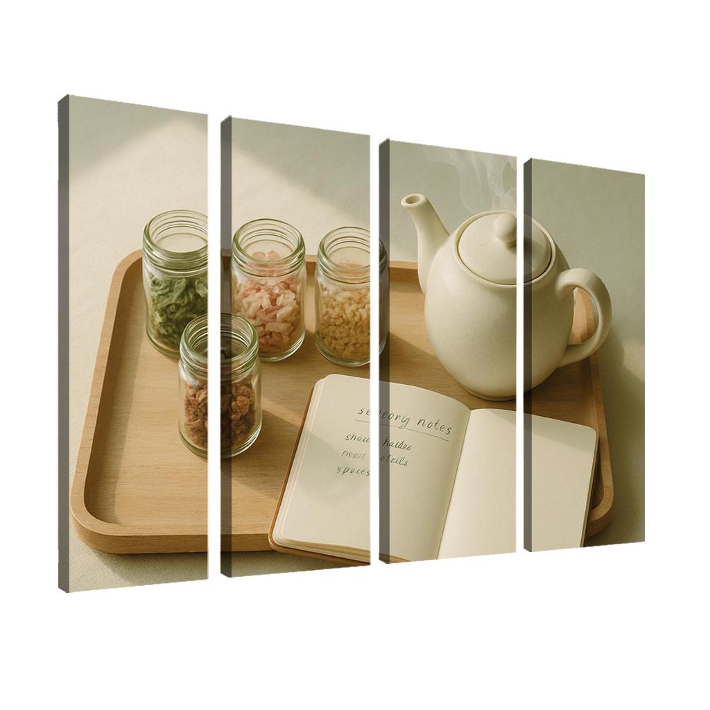 Tea Blending Rituals With Sensory Note Taking modern paintings frame