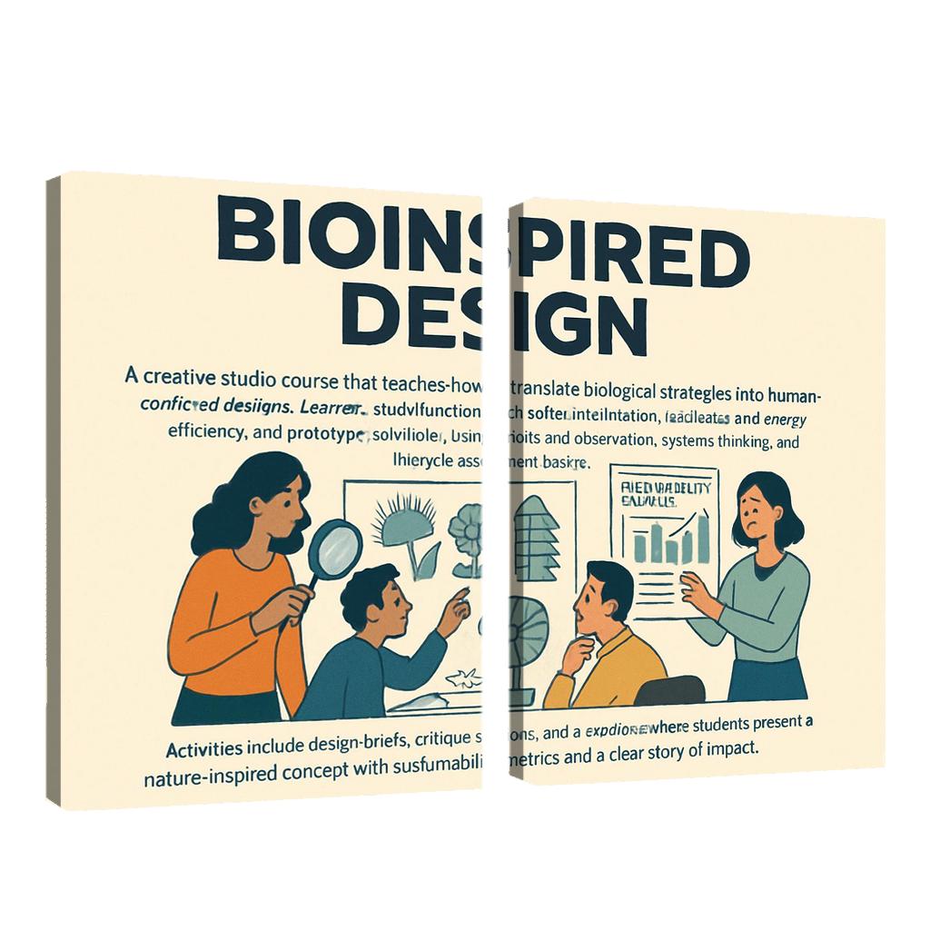 Bio Inspired Design Studio Principles From Nature For Sustainable Innovation multi-panel paintings