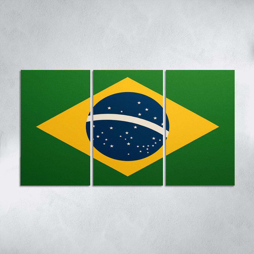 Order And Progress In Green And Gold art trends