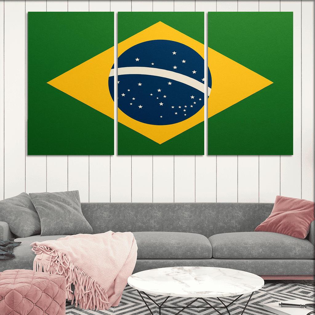 Order And Progress In Green And Gold art trends