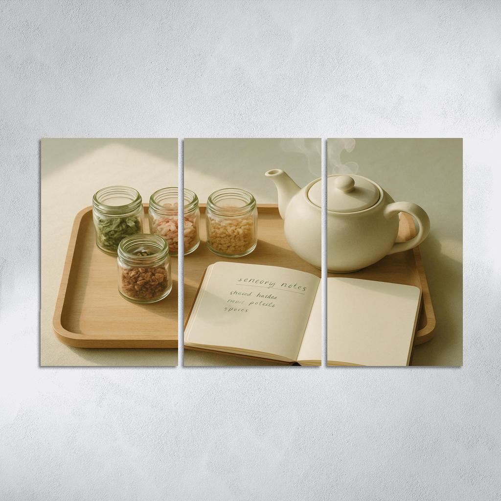 Tea Blending Rituals With Sensory Note Taking modern paintings frame