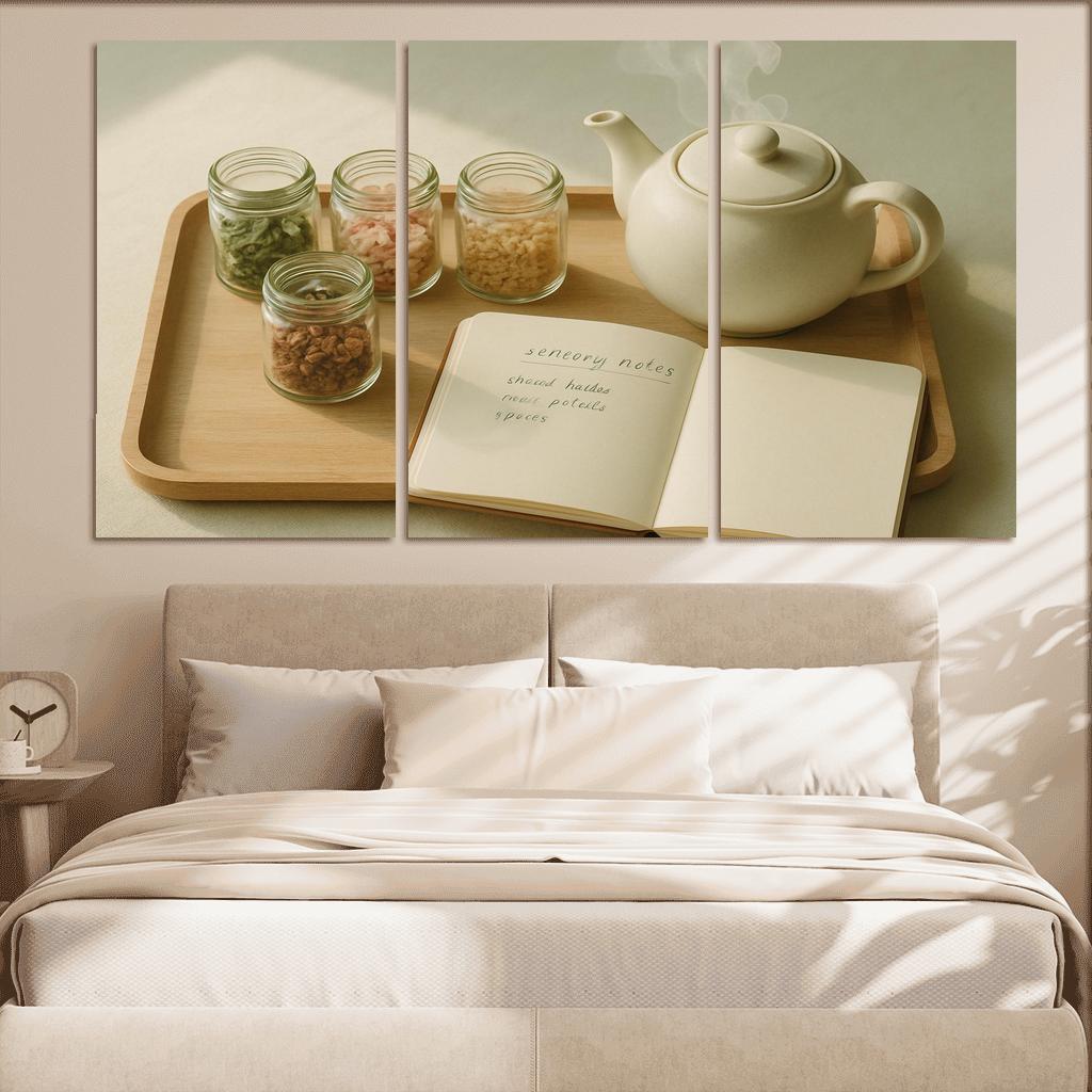 Tea Blending Rituals With Sensory Note Taking modern paintings frame