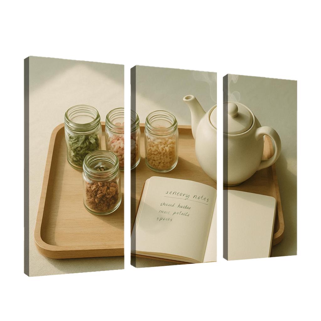 Tea Blending Rituals With Sensory Note Taking modern paintings frame