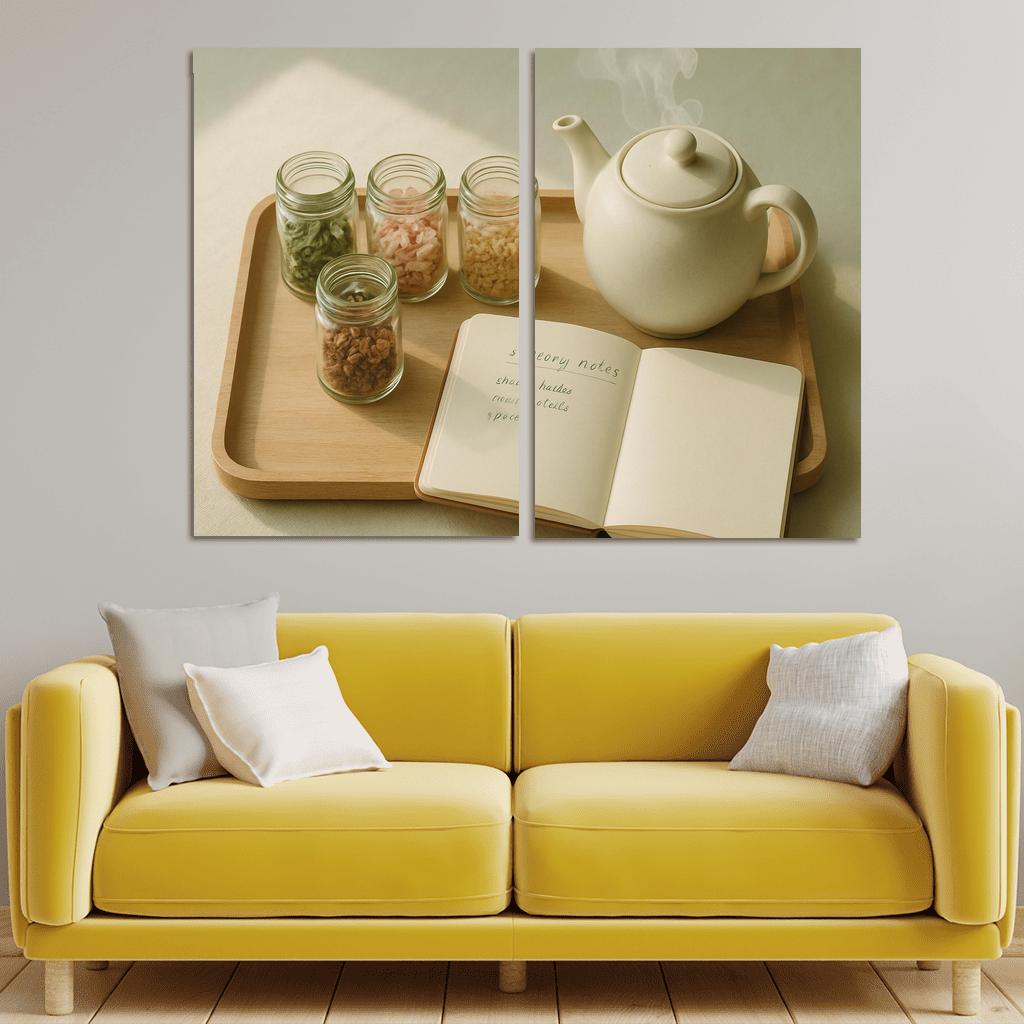 Tea Blending Rituals With Sensory Note Taking modern paintings frame