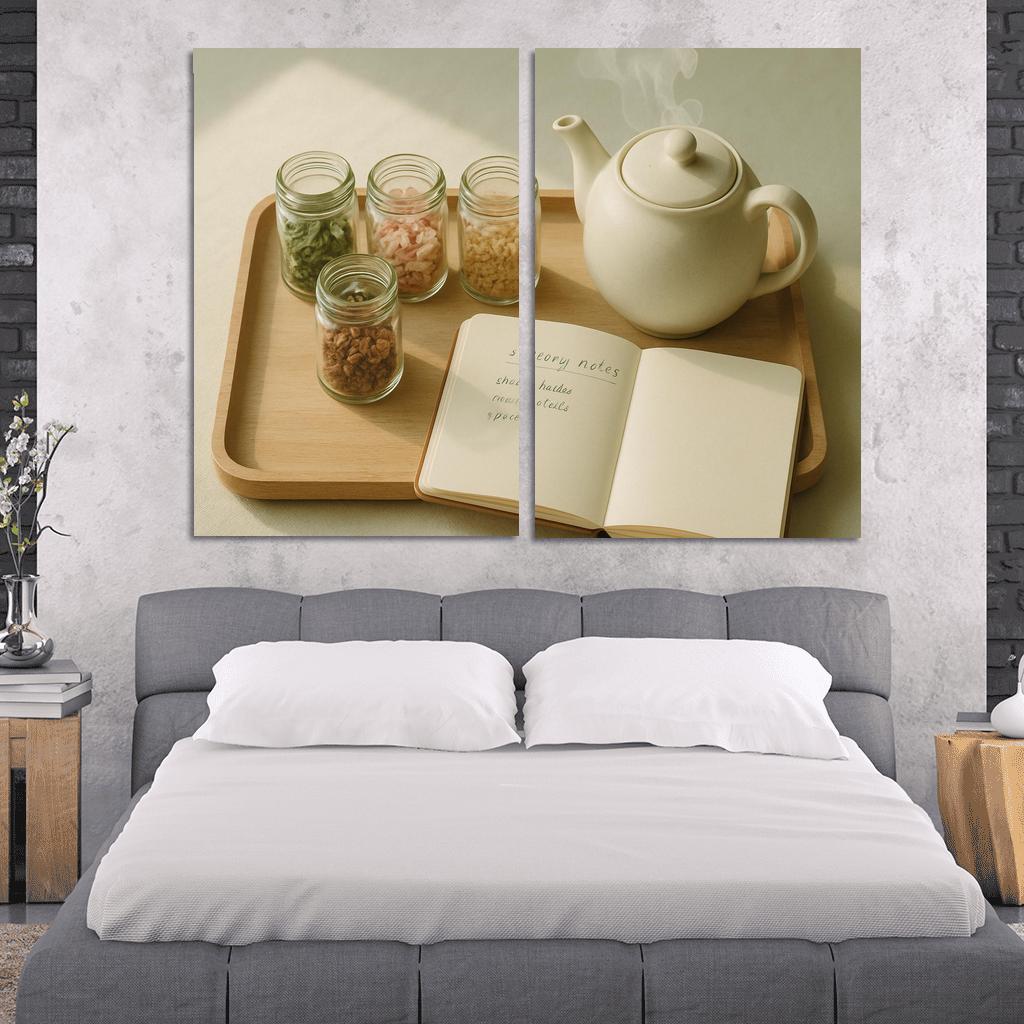 Tea Blending Rituals With Sensory Note Taking modern paintings frame