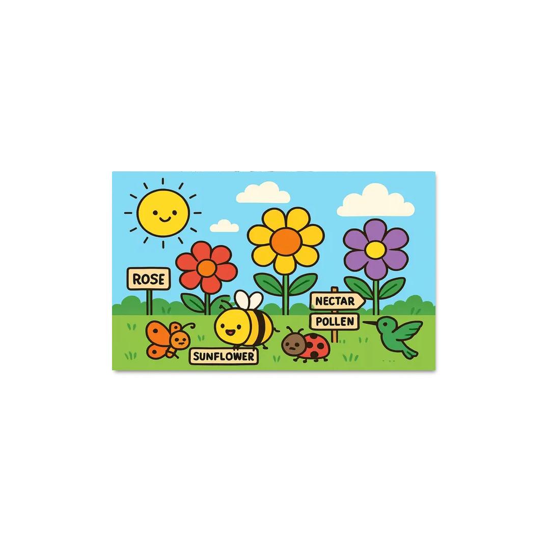 Pollinator Parade In The Garden Classroom wall art