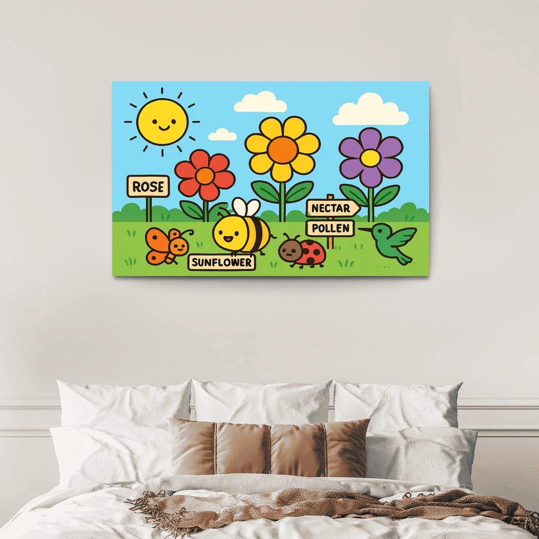 Pollinator Parade In The Garden Classroom wall art