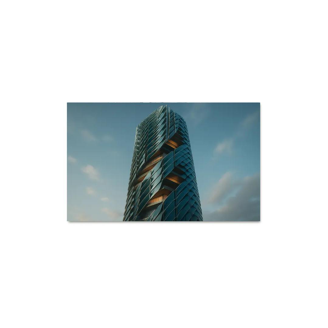 Kinetic Climate Skins For Adaptive Towers framed paintings