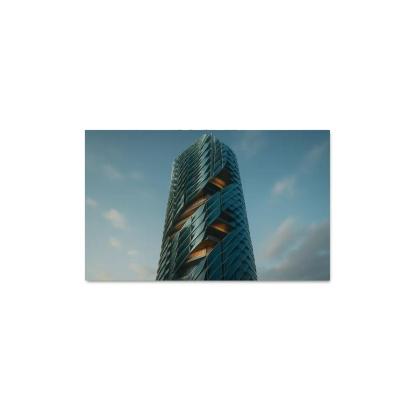 Kinetic Climate Skins For Adaptive Towers framed paintings