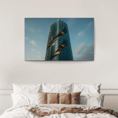 Kinetic Climate Skins For Adaptive Towers framed paintings