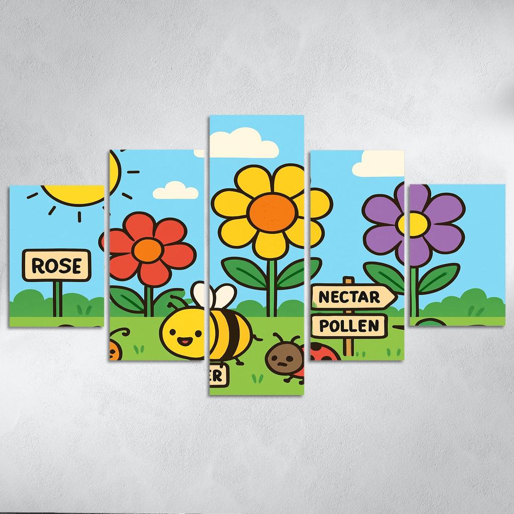 Pollinator Parade In The Garden Classroom wall art