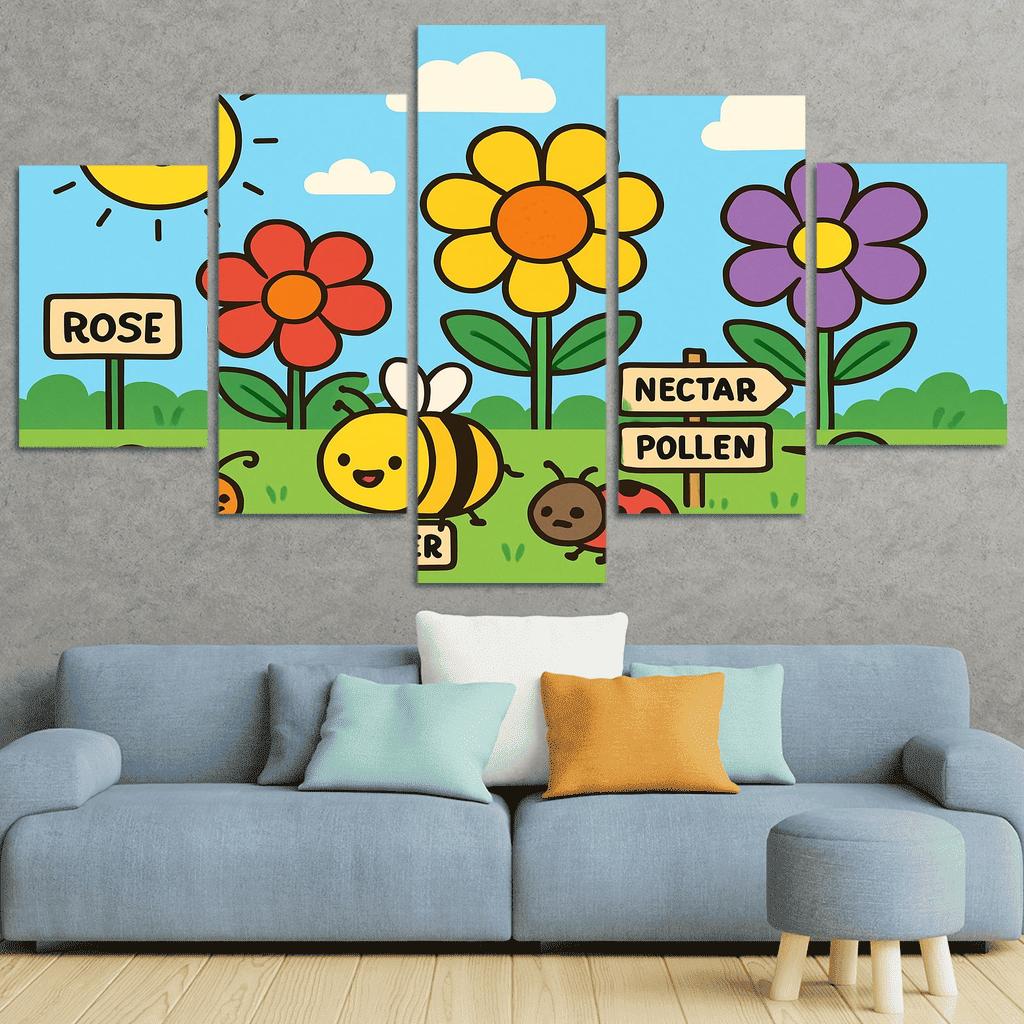 Pollinator Parade In The Garden Classroom wall art