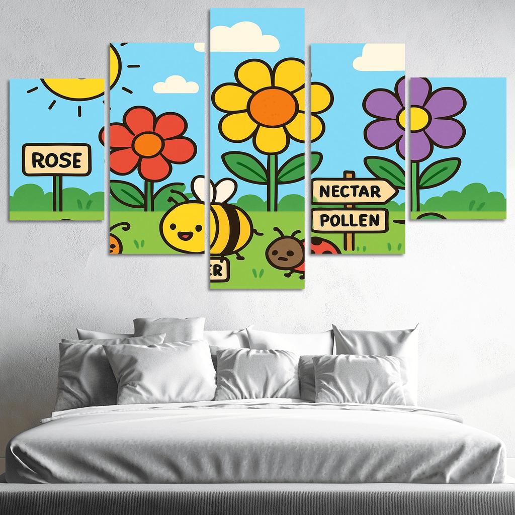 Pollinator Parade In The Garden Classroom wall art