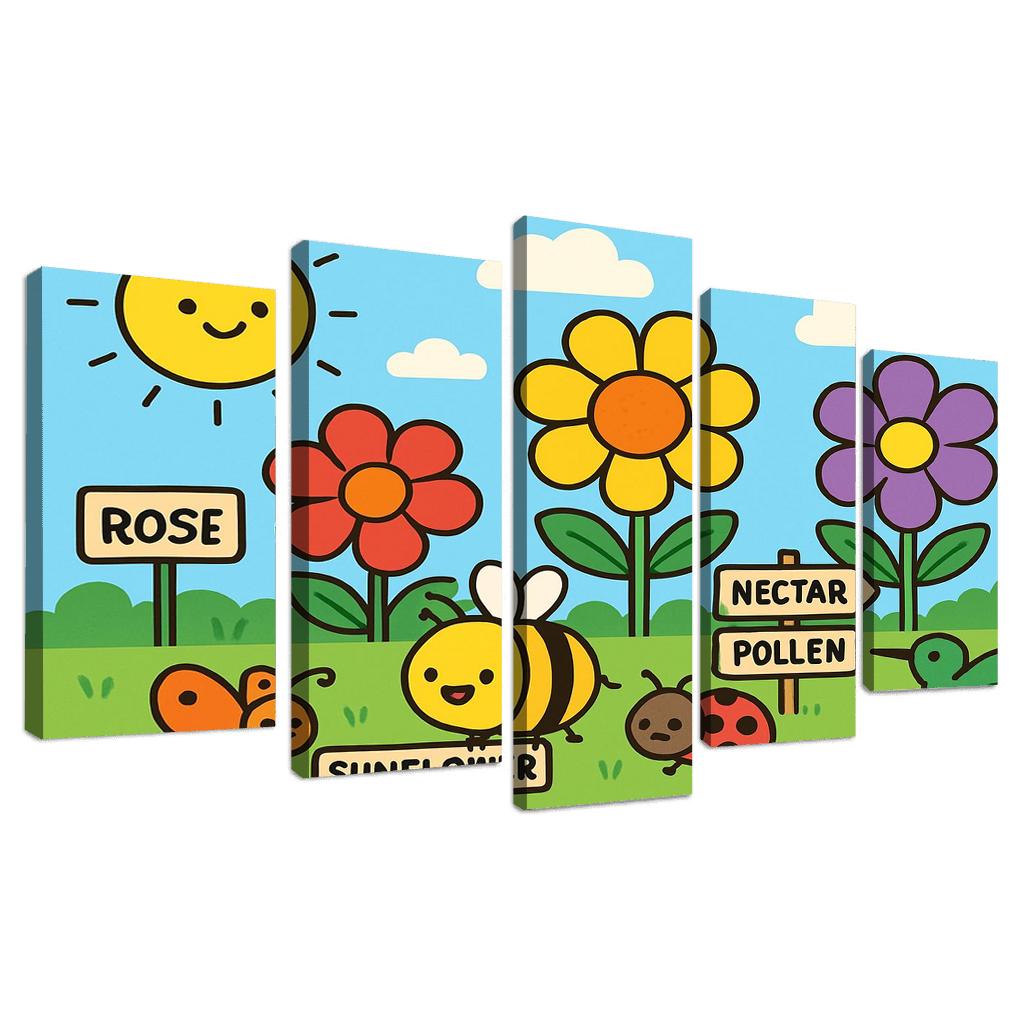 Pollinator Parade In The Garden Classroom wall art