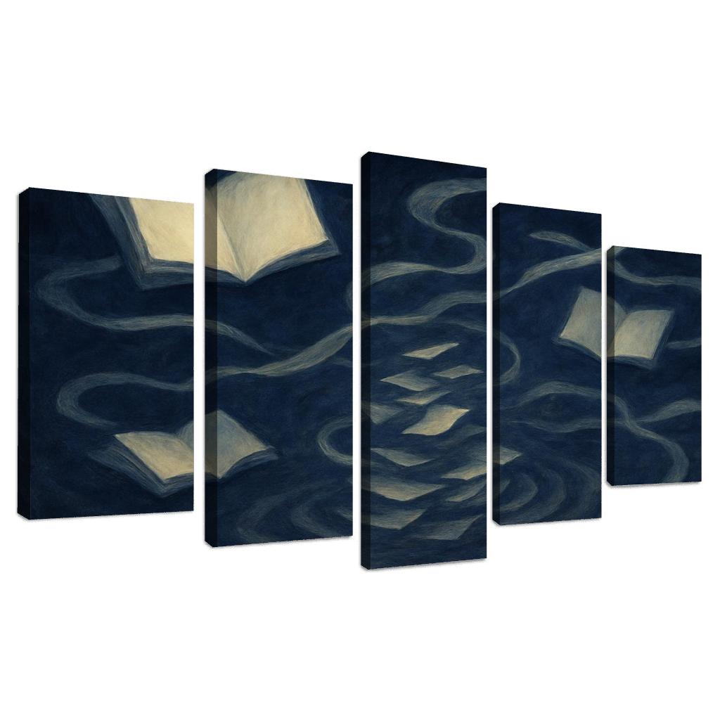 The Paradox Library Of Unwritten Memories modern paintings frame