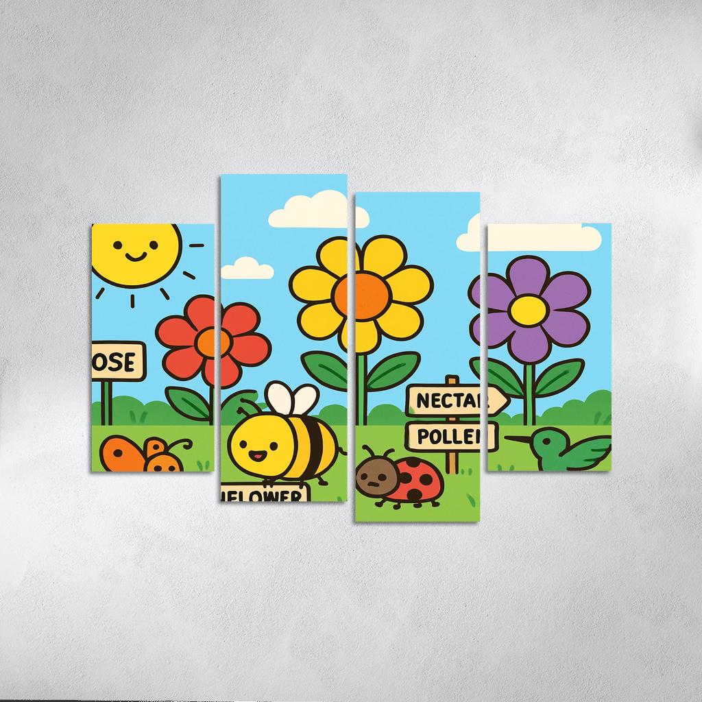 Pollinator Parade In The Garden Classroom wall art