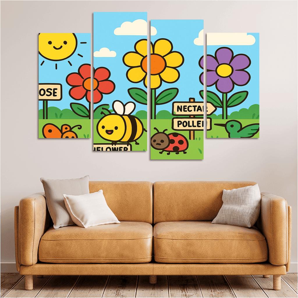 Pollinator Parade In The Garden Classroom wall art