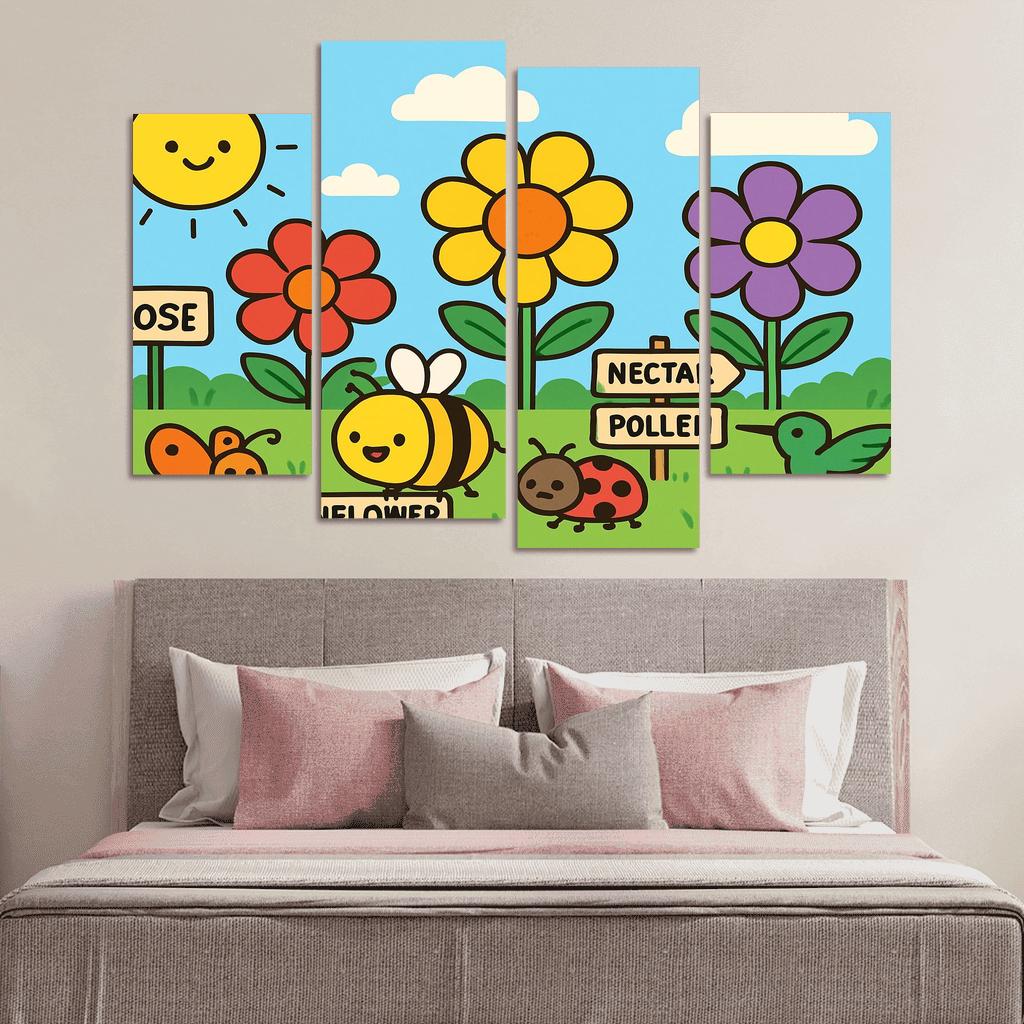 Pollinator Parade In The Garden Classroom wall art