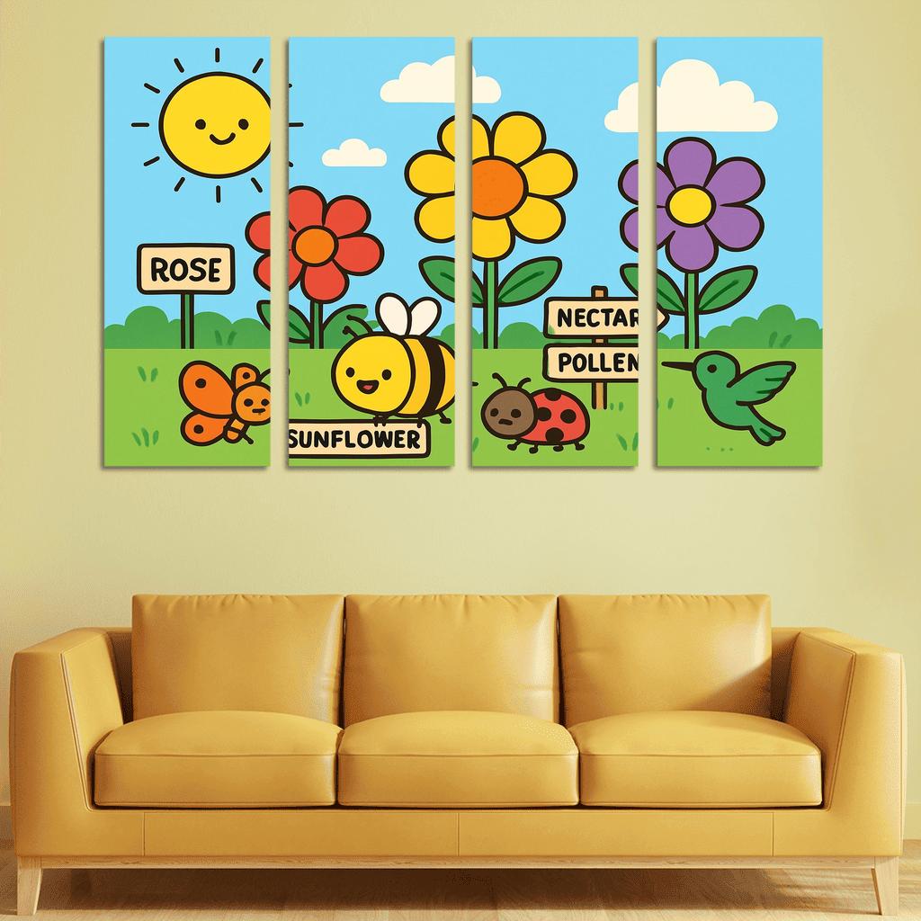 Pollinator Parade In The Garden Classroom wall art